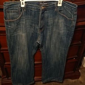 Oleg Cassini Mens Blue Jeans  42/30